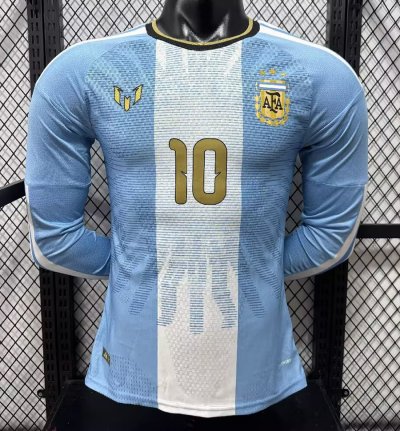 2627 Argentina messi long sleeve player version S-4XL